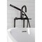 Aqua Vintage CCK8405DL Freestanding Tub Faucet with Supply Line, Stop Valve, Oil Rubbed Bronze CCK8405DL - alternate 3